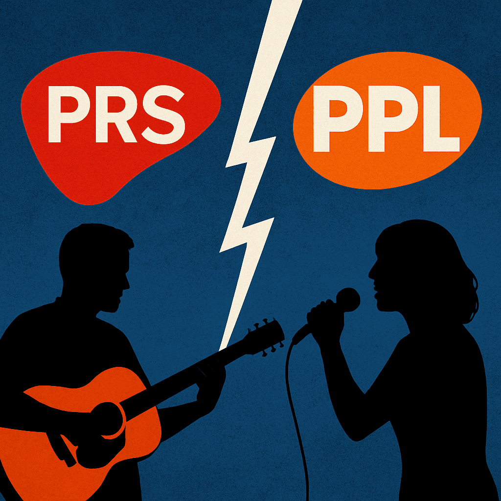 PRS vs PPL: Understanding the Difference for UK Artists