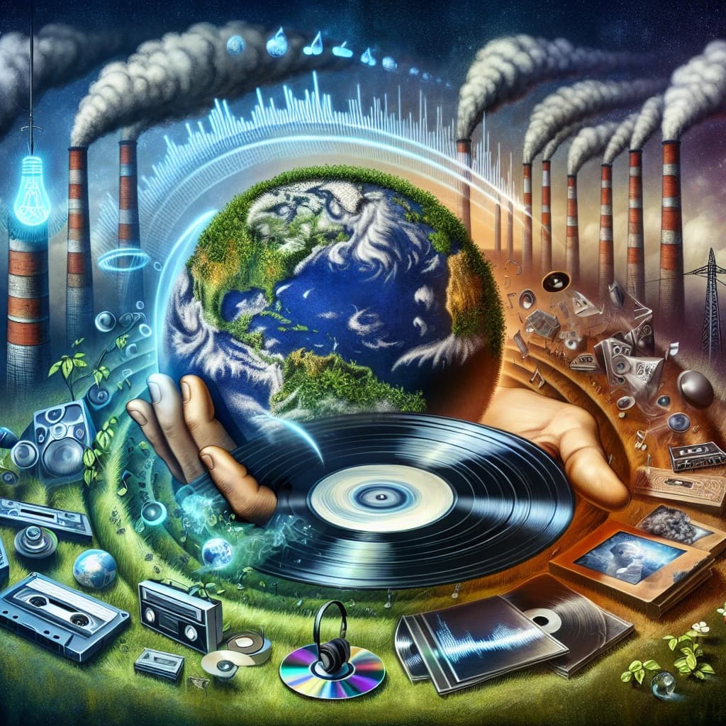 L'impact environnemental de la distribution de musique : streaming vs. supports physiques