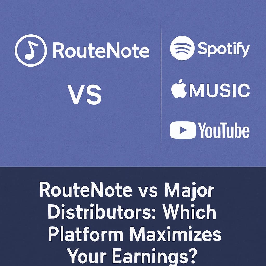 RouteNote vs. große Vertriebsplattformen: Welche Plattform maximiert Ihre Einnahmen?
