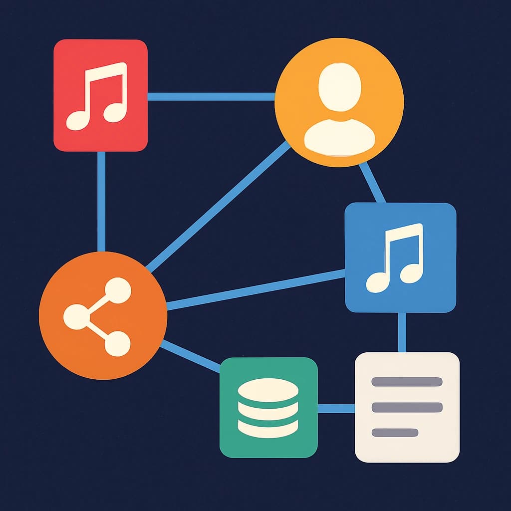 Designing a Music Rights Data Model: Identifiers, Entities, and Relationship Patterns for Developers